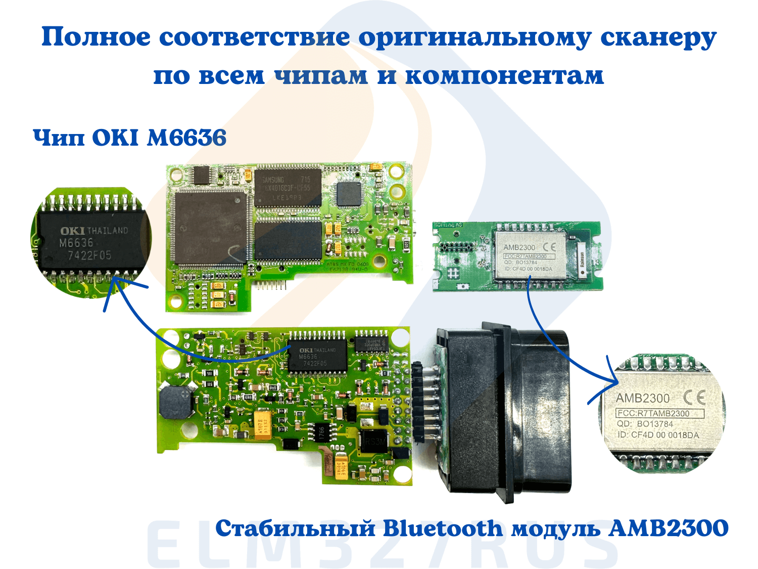 Фотография плат VAS 5054A продаваемой нами версии Full chip